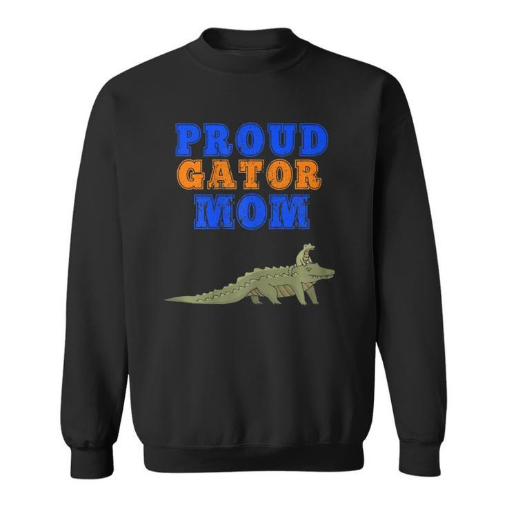 Womens Proud Gator Mom  - Cute Mother Gator  For Parents Men Women Sweatshirt Graphic Print Unisex