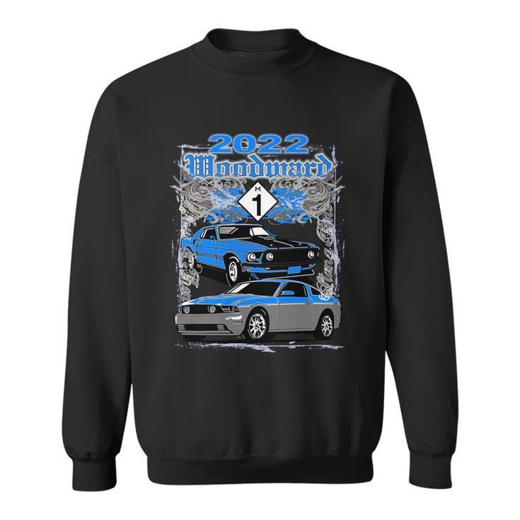 Woodward Cruise 2022 In Muscle Graphic Design Printed Casual Daily Basic Sweatshirt