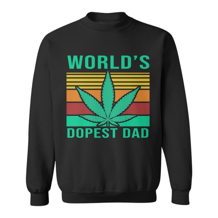 Worlds Dopest Dad Funny Retro Tshirt Sweatshirt