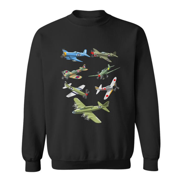Ww2 Warbirds Warplanes P51 Mustang Spitfire Stuka Tshirt Sweatshirt