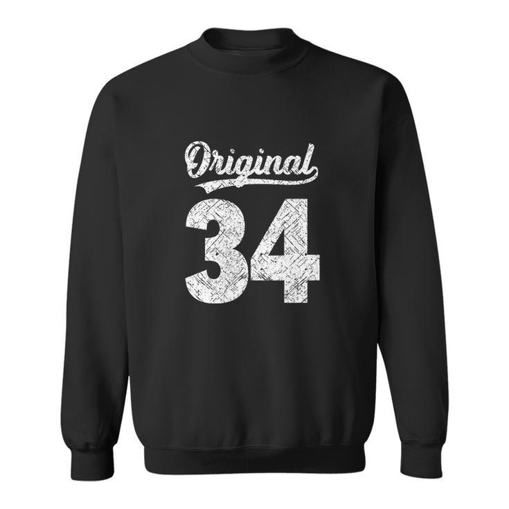 Years Issues Original Vintage Of It´S My 34Th Birthday Sweatshirt