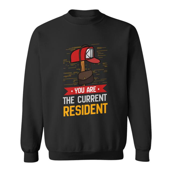 You Are The Current Resident Funny Postal Worker Gift Sweatshirt