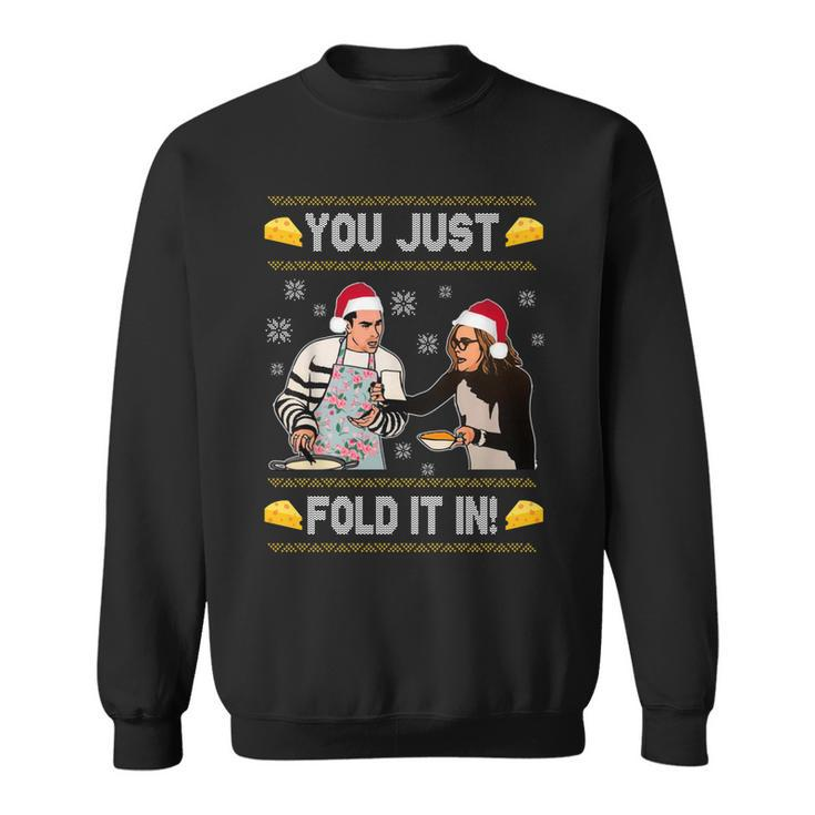 You Just Fold It Funny Cheese Xmas Sweater Sweatshirt