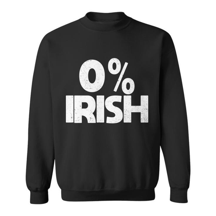 Zero Percent Irish Graphic Design Printed Casual Daily Basic Sweatshirt - Thegiftio