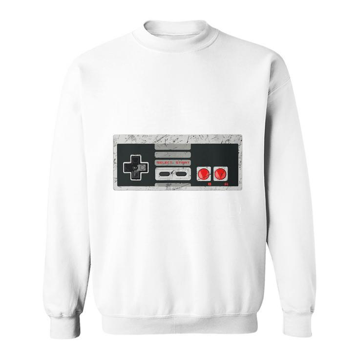 40 Year Old Fourty Birthday Gift Level 40 Unlocked Gamer Sweatshirt