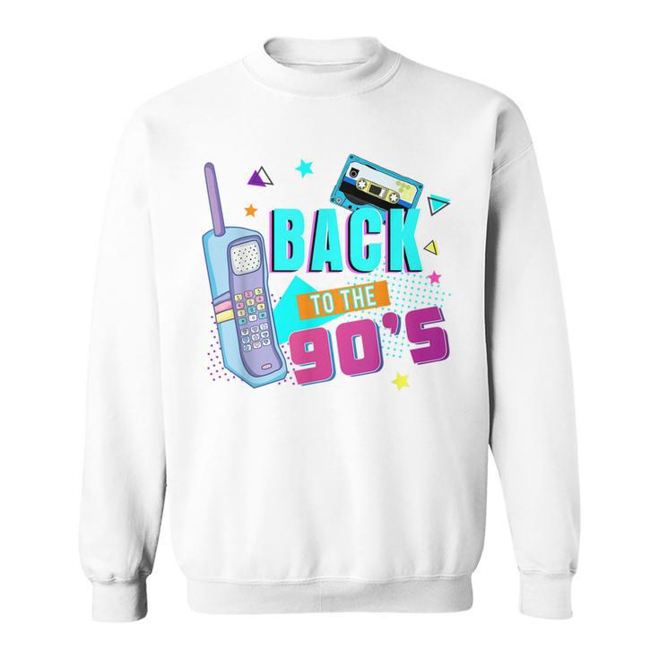 Back To The 90S Outfits For Men Women Retro Costume Party  Men Women Sweatshirt Graphic Print Unisex