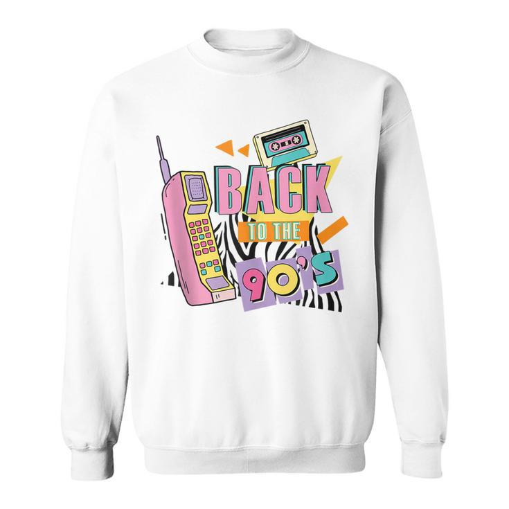 Back To The 90S Outfits For Women Retro Costume Party  Men Women Sweatshirt Graphic Print Unisex