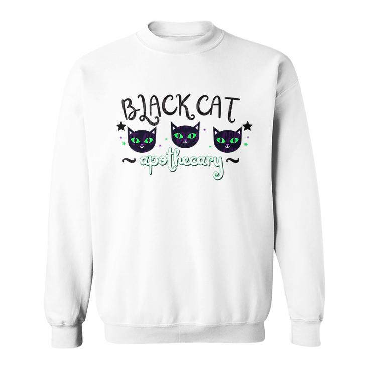 Black Cat Apothecary Halloween Gift Sweatshirt