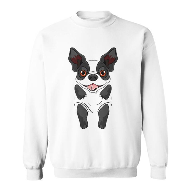 Boston Terrier Design For Dog Lover Sweatshirt