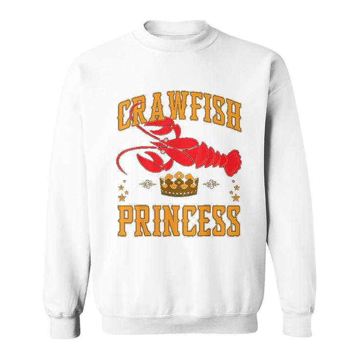 Crawfish Princess Boil Party Festival Men Women Sweatshirt Graphic Print Unisex