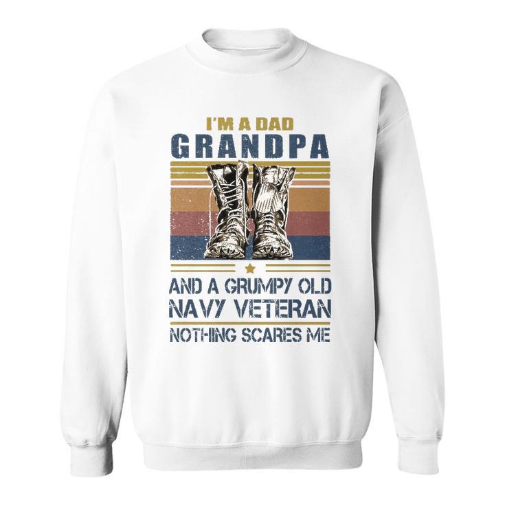 Dad Grandpa Navy Veteran Sweatshirt