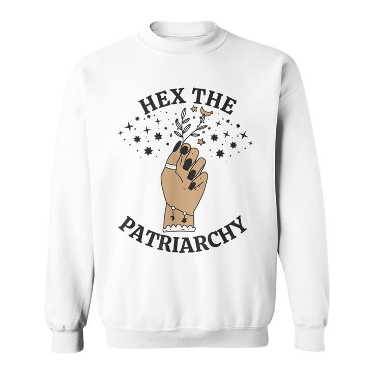 Feminist Witch Hex The Patriarchy  V2 Sweatshirt
