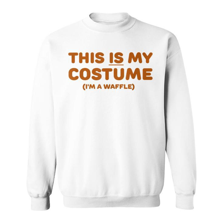 Funny Waffle Halloween Costume  Trick Or Treat Party Sweatshirt