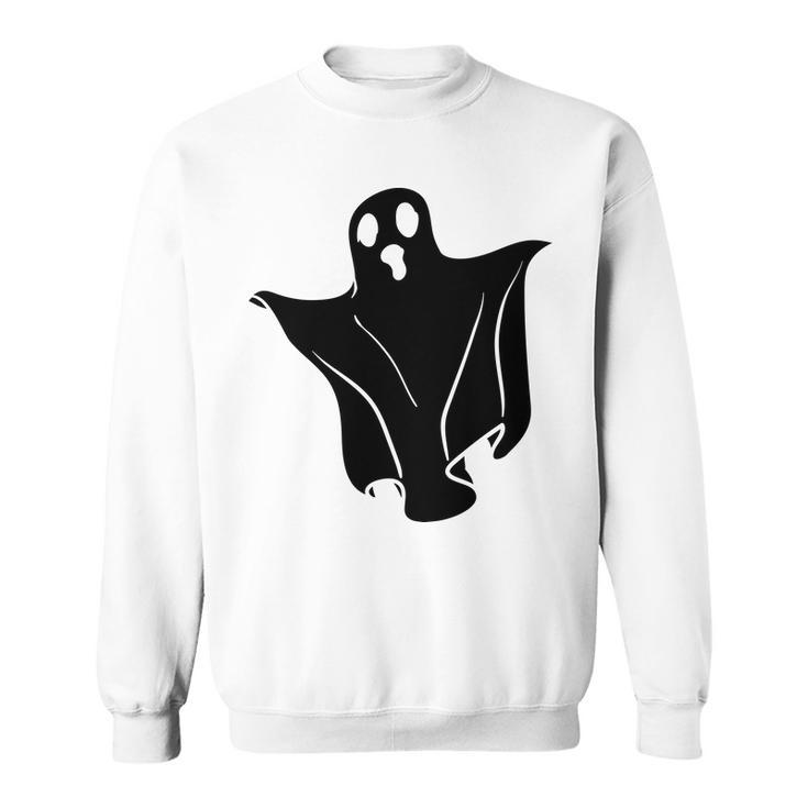 Halloween Creepy Ghost Black Design For You Men Women Sweatshirt Graphic Print Unisex