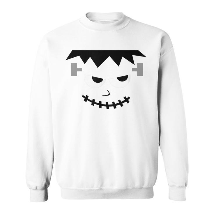 Halloween Frankenstein Monster Face  For Kids Sweatshirt