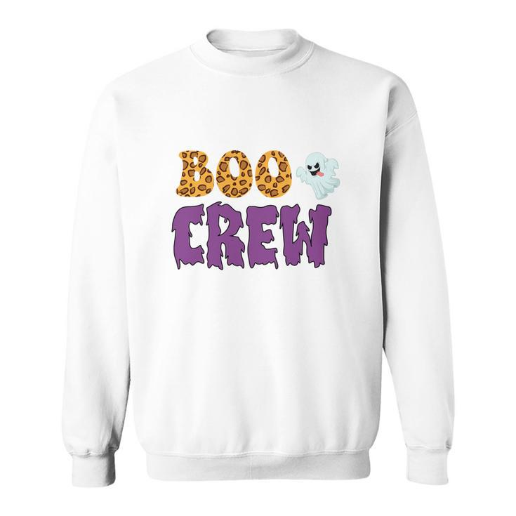 Halloween Gift Boo Crew Cute Boo Sweatshirt
