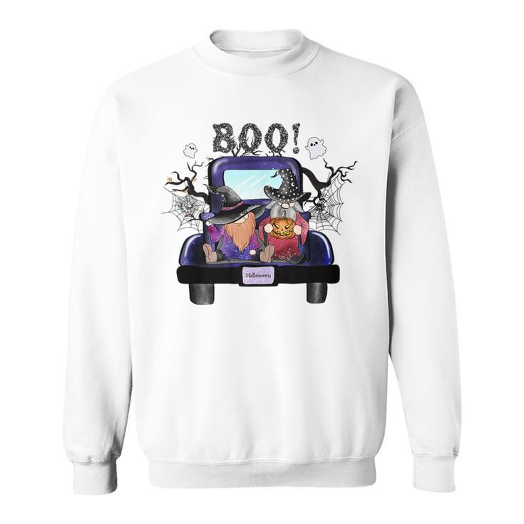 Halloween Gnomes Costume Funny Truck Spooky  Sweatshirt