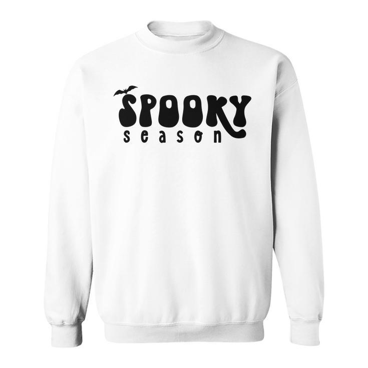 Halloween Spooky Season Time Official Gift Men Women Sweatshirt Graphic Print Unisex