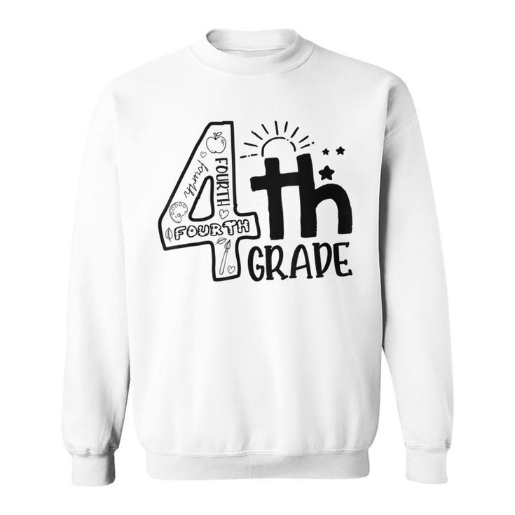 Hello 4Th Grade Teacher Boys And Team Fourth Grade Girls  V2 Sweatshirt