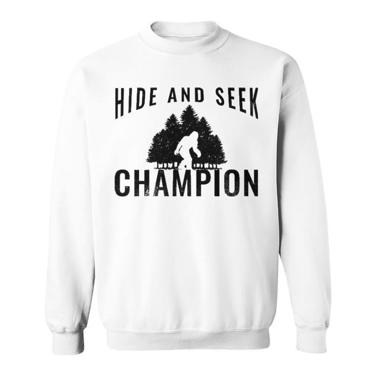 Hide And Seek Champion Tshirt Funny Bigfoot Tee Sweatshirt