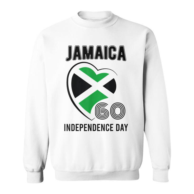 Jamaica 60Th Independence Day Jamaica 60 Independence Yellow  Sweatshirt