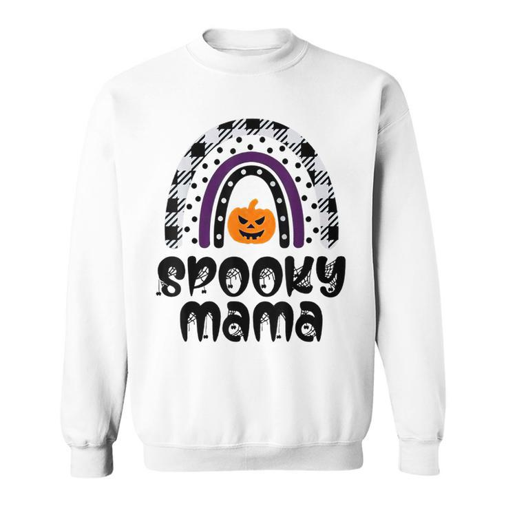One Spooky Mama Funny Family Halloween Costume Matching Gift  Sweatshirt