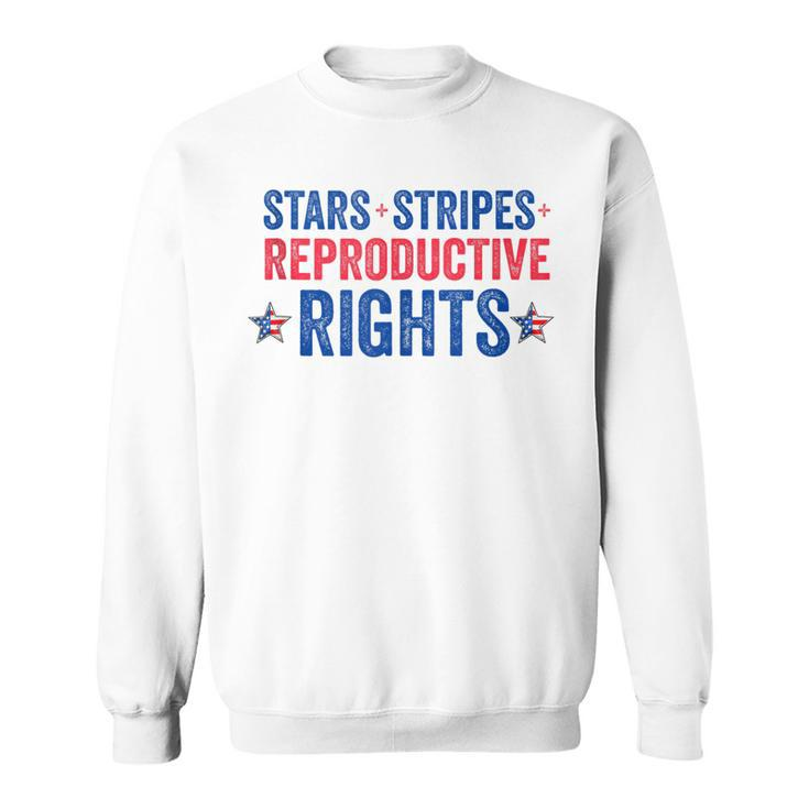 Patriotic 4Th Of July  Stars Stripes Reproductive Right  V5 Sweatshirt