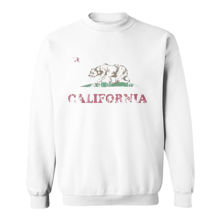 Retro California Republic Flag  V2 Sweatshirt