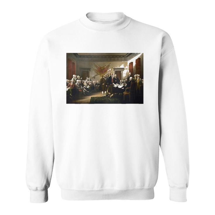 Signing The Declaration Of Independence 4Th Of July Sweatshirt