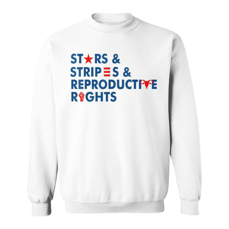 Stars & Stripes & Reproductive Rights 4Th Of July  V5 Sweatshirt