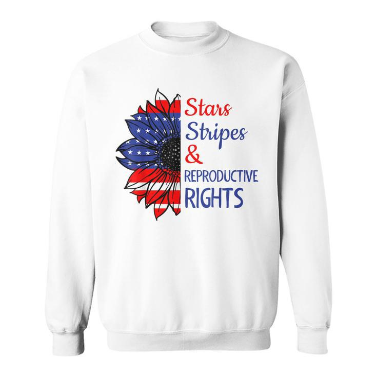 Stars Stripes Reproductive Rights American Flag 4Th Of July  V7 Sweatshirt