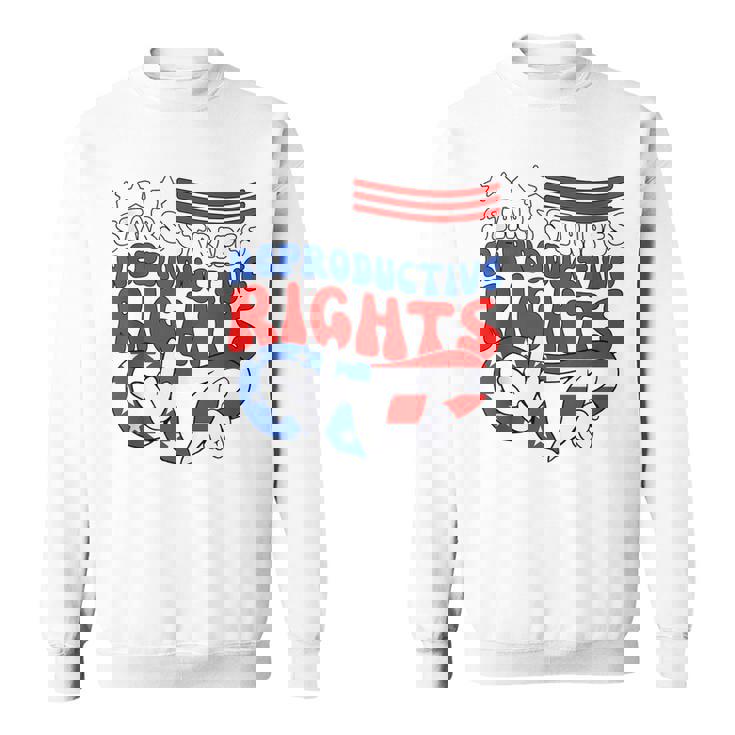 Stars Stripes Reproductive Rights Patriotic 4Th Of July  V18 Sweatshirt