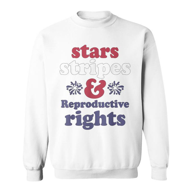 Stars Stripes Reproductive Rights Patriotic 4Th Of July  V4 Sweatshirt