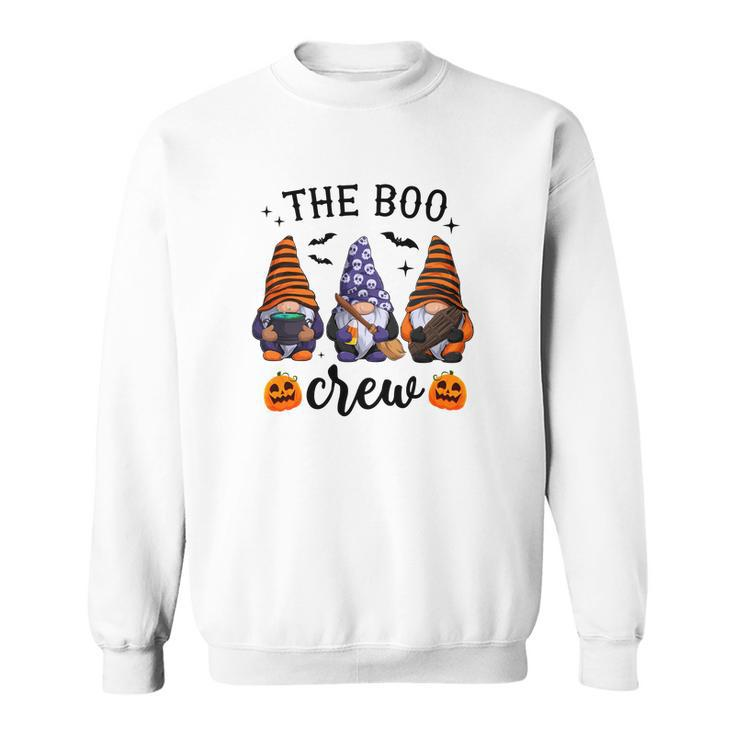The Boo Crew Gnomes Halloween Pumpkins Sweatshirt