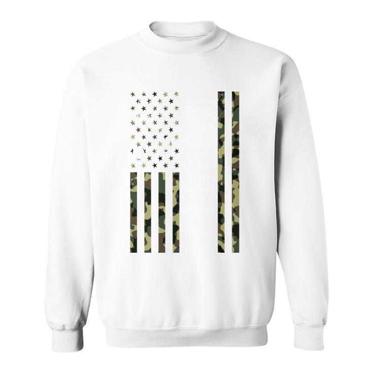 Va Nurse Army Usa Flag Sweatshirt