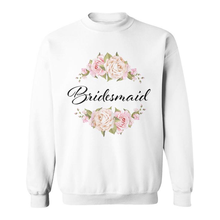 Womens Bride Squad Bachelorette Party Bridal Shower Bridesmaid V2 Sweatshirt