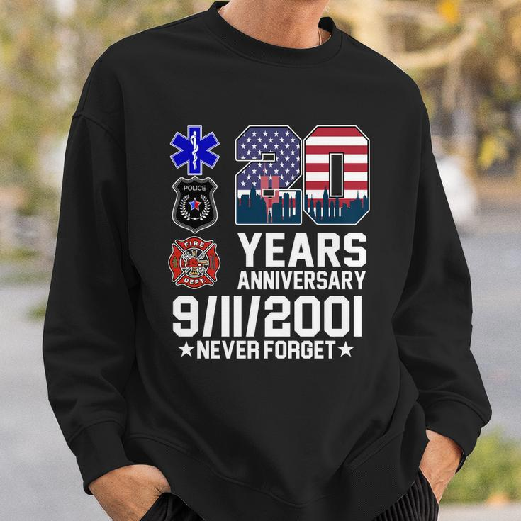 20Th Anniversary 9112001 Never Forget 911 Tshirt Sweatshirt Gifts for Him
