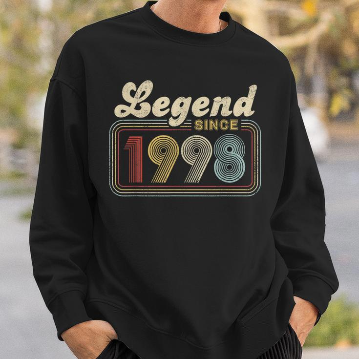 24 Years Old 24Th Birthday Decoration Legend Since 1998 Sweatshirt Gifts for Him