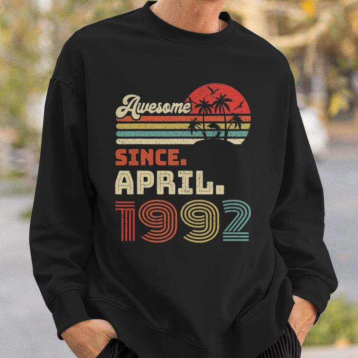 31 Years Old Awesome Since April 1992 31St Birthday Sweatshirt Gifts for Him