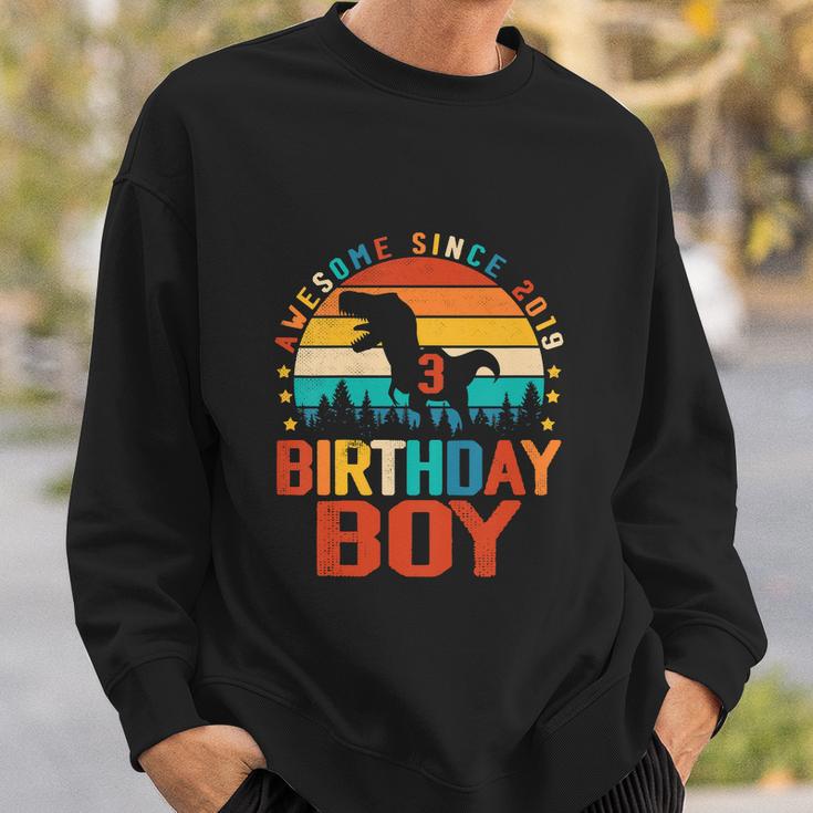 3Rd Birthday Funny Dinosaur 3 Year Old Sweatshirt Gifts for Him