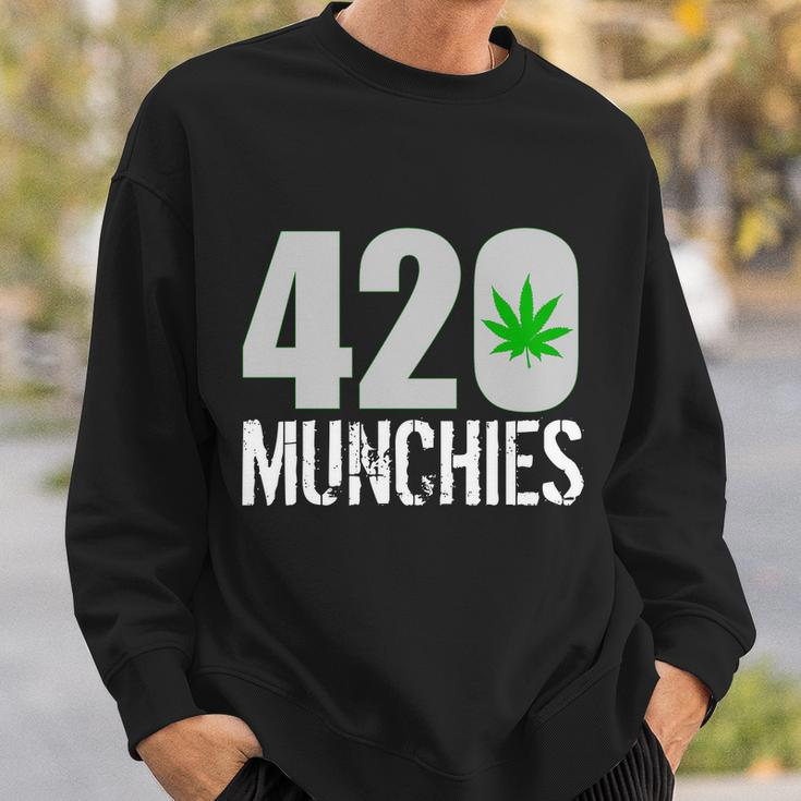 420 Munchies Weed Leaf Sweatshirt Gifts for Him