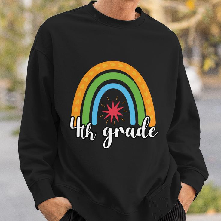 4Th Grade Rainbow Lover Back To School First Day Of School Sweatshirt Gifts for Him