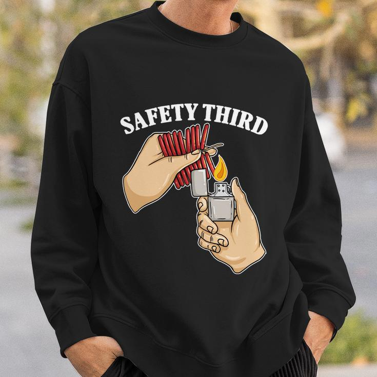 4Th Of July Firecracker Safety Third Funny Fireworks Gift Sweatshirt Gifts for Him