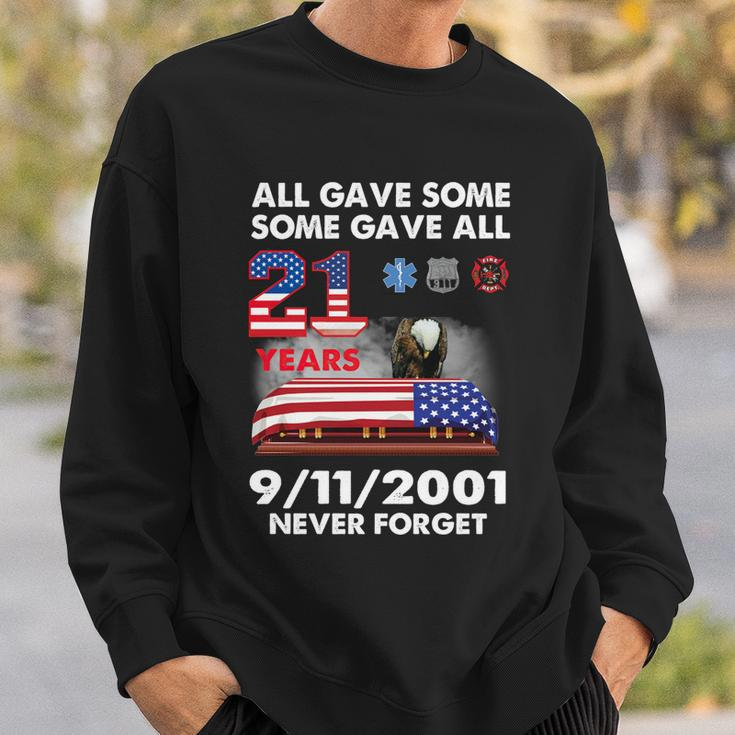 9 11 Never Forget 9 11 Never Forget All Gave Some Some Gave All 20 Years Sweatshirt Gifts for Him