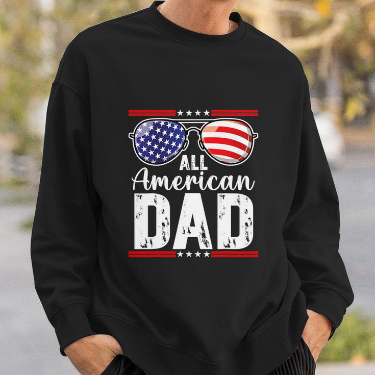 All American Dad Shirt Fourth 4Th Of July Sunglass Sweatshirt Gifts for Him