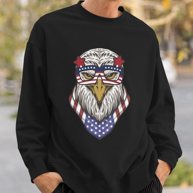 American Bald Eagle Mullet 4Th Of July Funny Usa Patriotic Gift V3 Sweatshirt Gifts for Him