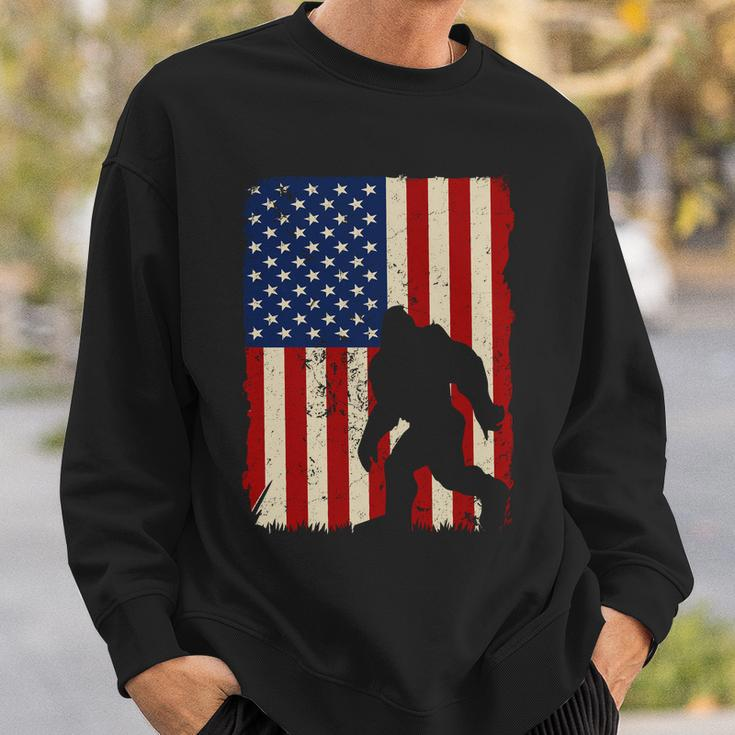 American Flag Gorilla Plus Size 4Th Of July Graphic Plus Size Shirt For Men Wome Sweatshirt Gifts for Him