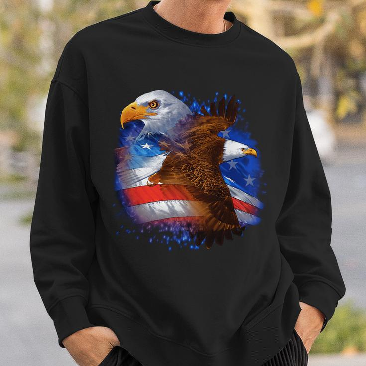 American Pride Soaring Eagle Usa Sweatshirt Gifts for Him