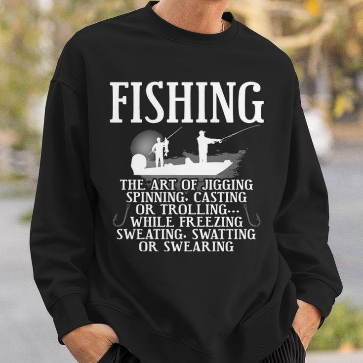 Art Of Fishing Sweatshirt Gifts for Him