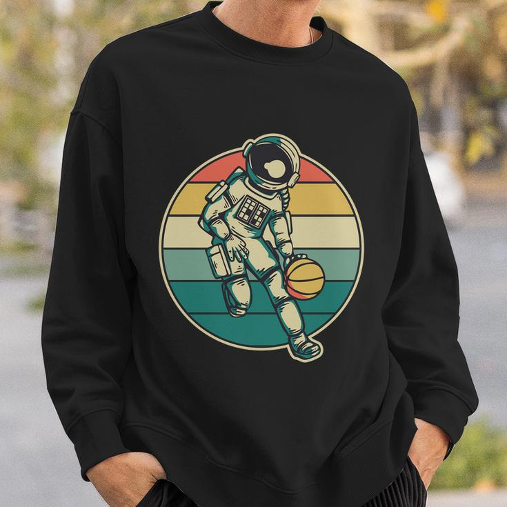 Astronaut Playing Basketball Sweatshirt Gifts for Him